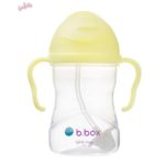 B.BOX bidon niekapek ze słomką GELATO kolor Banana Split 240ml