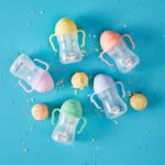 B.BOX bidon niekapek ze słomką GELATO kolor Banana Split 240 ml - obrazek 7