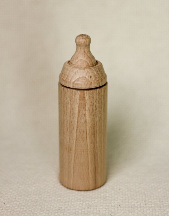 MINILAND butelka drewniana Naturalna chwalipietka