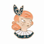 Moulin Roty Przypinka emaliowana Les Parisiennes Constance - obrazek 2