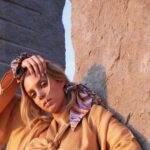 Looks by LUKS Frotka Midi z szarfą Serene Mind - obrazek 3