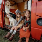 Looks by LUKS dziecięcy Turban No.1 Velvet Silver Grey - obrazek 3