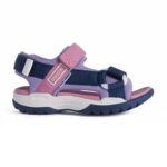 GEOX sandały dziecięce BOREALIS Girl kolor NAVY/LILAC