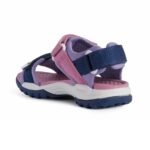 GEOX sandały dziecięce BOREALIS Girl kolor NAVY/LILAC - obrazek 3