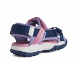 GEOX sandały dziecięce BOREALIS Girl kolor NAVY/LILAC - obrazek 4