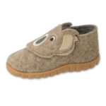 Filcowe kapcie dziecięce Befado FLEXI beżowa KOALA - obrazek 4