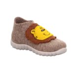 SUPERFIT oddychające kapcie FILCOWE z zapięciem na rzep HAPPY Lew - obrazek 4