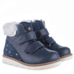 EMEL zimowe buty dziecięce z membraną WATERPROOF i wełną naturalną EV 2723MB-1