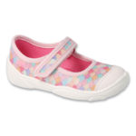 BEFADO elastyczne baleriny dziecięce MAXI kolorowe łuski