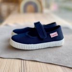 CIENTA baleriny na rzep MARY JANES w kolorze MARINO