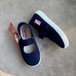 CIENTA baleriny na rzep MARY JANES w kolorze MARINO - obrazek 3