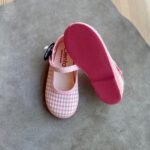 CIENTA baleriny na rzep VELCRO LISO w kolorze ROSA VICHY - obrazek 5