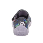SUPERFIT oddychające kapcie chłopięce do przedszkola BILL Piłka na szarym - obrazek 4