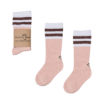 MAMA'S FEET podkolanówki dziecięce OLD SCHOOL różowe