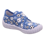 SUPERFIT oddychające kapcie chłopięce do przedszkola BILL Piłka na niebieskim - obrazek 5