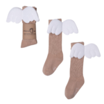 MAMA'S FEET podkolanówki dziecięce ANIOŁKI beżowe