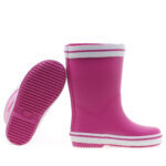 EMEL elastyczne kalosze dziecięce z wkładką MAGENTA - obrazek 3