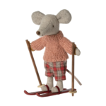 MAILEG zimowa myszka z nartami 13 cm WINTER BIG SISTER