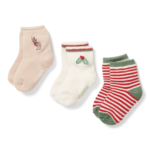 LITTLE DUTCH Skarpetki Christmas (3-pak)