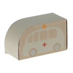 MAILEG samochód drewniany KARETKA wooden ambulance - obrazek 3