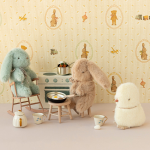 MAILEG pluszowy króliczek 13 cm BUNNY MINT MINI - obrazek 2