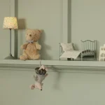 MAILEG metalowe łóżko w stylu vintage 9 cm ROSE - obrazek 3