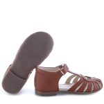 EMEL sandały dziecięce zabudowane SANTANA E 2635-18 brązowe - obrazek 5