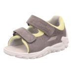 SUPERFIT sandały dziecięce FLOW szaro seledynowe