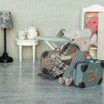 MAILEG ubranko dla myszki Big Brother OVERALLS & SHIRT in SUITCASE - obrazek 2