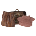 MAILEG ubranko dla myszki Babci BLOUSE & SKIRT in SUITCASE - obrazek 3