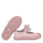 EMEL trampki kapcie z bawełny organicznej E4120 z kokardą - obrazek 4