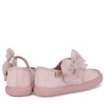 EMEL trampki kapcie z bawełny organicznej E4120 z kokardą - obrazek 5