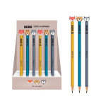 INTERDRUK Ołówek ze zwierzątkiem BEBE FRIEND BOY - WILK - obrazek 2