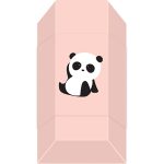 INTERDRUK Gumka do ścierania CUTE GIRL - PANDA