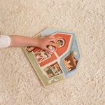 LITTLE DUTCH Drewniane puzzle Little Farm FSC LD7158 - obrazek 4