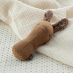 MAILEG miękka grzechotka LULLABY FRIENDS Bunny ratle chocolate - obrazek 2