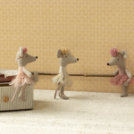 MAILEG myszka baletnica 11 cm BALLERINA Little Sister OFF WHITE - obrazek 3