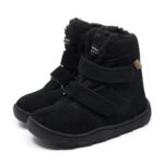 MRUGAŁA śniegowce dziecięce barefoot TAMI black MEMBRANA TE-POR