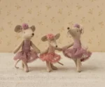 Myszka Maileg Baletnica Big Sister Heather 13 cm w wrzosowym tutu – Chwali Piętka