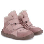 EMEL śniegowce dziecięce barefoot ATLAS różowe MEMBRANA TE-POR EV 2809-4 EV 2809M-4