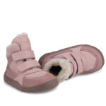 EMEL śniegowce dziecięce barefoot ATLAS różowe MEMBRANA TE-POR EV 2809-4 EV 2809M-4 - obrazek 3