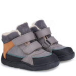 EMEL śniegowce dziecięce barefoot ATLAS szare MEMBRANA TE-POR EV 2809 EV 2809M