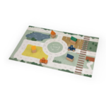 TRIXIE BABY Puzzle Ruch Drogowy + 2 Samochody, Wesołe Zwierzaki i Klocki Drewniane - obrazek 4