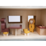 TRIXIE BABY Zwierzęta Drewniany Domek z Akcesoriami - obrazek 8