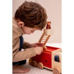 TRIXIE BABY Wóz Strażacki Drewniany - obrazek 5