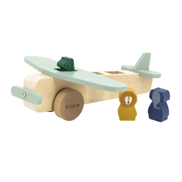TRIXIE BABY Zwierzęta Drewniany Samolot