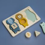 TRIXIE BABY zwierzęta drewniane puzzle z liczbami - obrazek 4