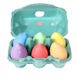 REX LONDON Kolorowa kreda dla dzieci w kształcie jajek - obrazek 3