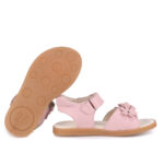EMEL sandały dziecięce NICEA E2765B różowe kwiatuszki - obrazek 5