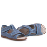 EMEL sandały dziecięce z bawełny organicznej EK 5220 niebieskie - obrazek 2